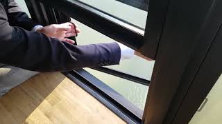 YKK固定網戸の外し方