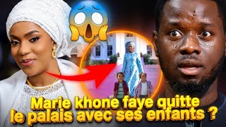 😱🚨 Marie Khone Faye Quitte Le Palais En Larmes Avec Ses Enfants ? Crise Conjugale ?