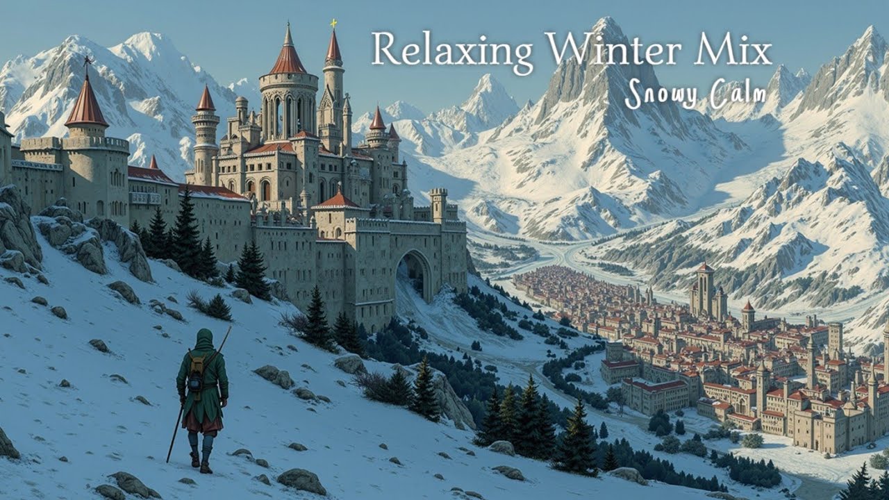 Снегопад Зима ~ Средневековый Музыкальный Микс для Древнего Спокойствия и Релаксации
