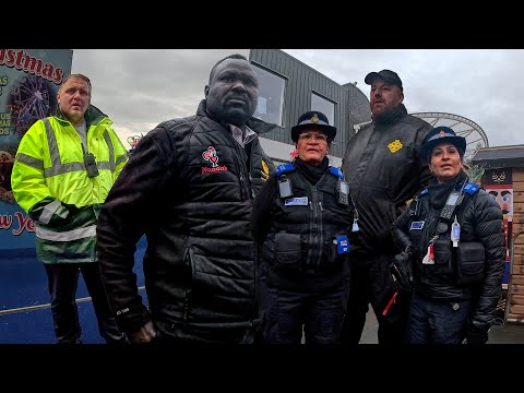 NANDO'S SECURITY LOSES THE PLOT, YOU CAN'T DO IT!!!! - Newport Winter Wonderland ❌📸🎅☃️❄️