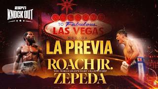 🔴 LIVE | William Zepeda vs. Lamont Roach: Pre-fight coverage from Las Vegas