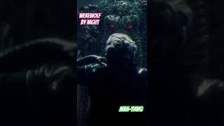 Werewolf by Night B&W/Color Mash-Up featuring Man-Thing