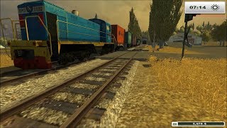 Farming Simulator 2013 New Map Santa Fe Railroad Westbridge Hills Train Addon V 1