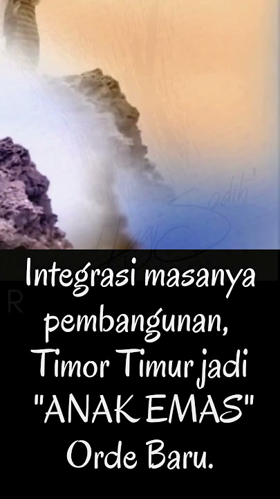 Sejarah Timtim BEDA ?! Ini-lah Racikan Lagu Rock, Dangdut, & Pop untuk Jelaskan Masa Lalu BERMAKNA