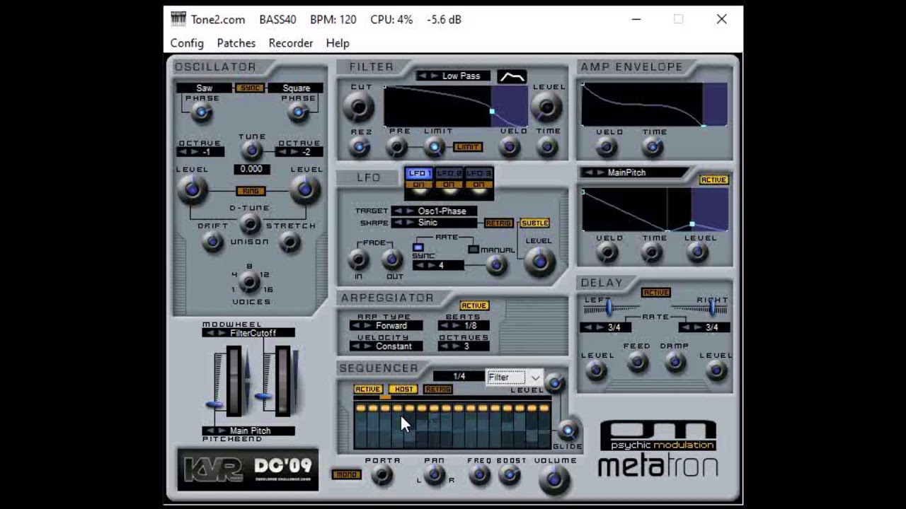 Metatron by Psychic Modulation  legacy collection  KVR AUDIO DC 2009