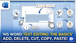 Learn MS Word in 10 Minutes Text Editing Selection & Essential Shortcuts