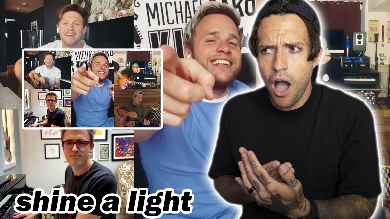 HARMONIES!!!! Niall Horan, McFly, James Arthur, Olly Murs - Shine A Light REACTION