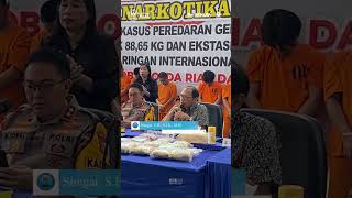 Kepala BNNP Riau hadiri pemusnahan barang bukti narkotika bersama Polda Riau