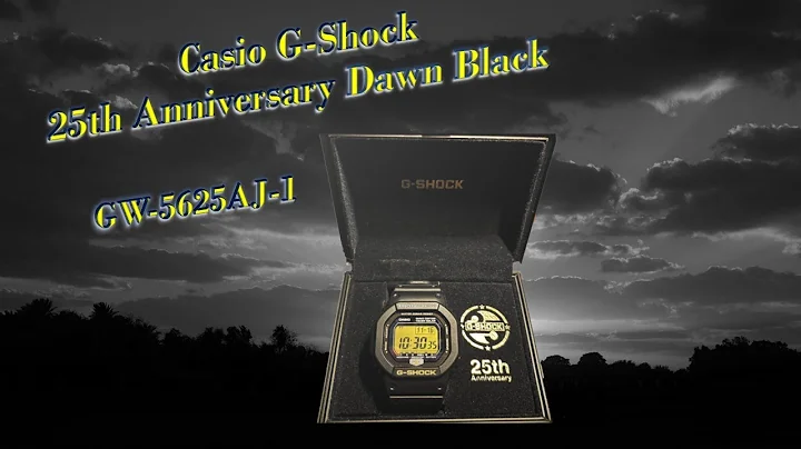 Casio GW-5625AJ-1 Dawn Black -Solar 25th Anniversary Release