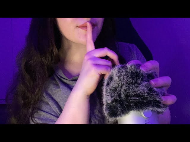 My first ASMR video | Slow Fluffy Mic Rubbing and Scratching (no talking)