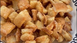 Bread Popcorn (sliced bread)| 식빵과자popcorn|EasyRecipesSeries