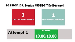 DO-IT-YOURSELF SESSION 109 | BS-CIT SESSION 55