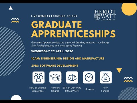 Software Development Graduate Apprenticeships Webinar 2020 | Heriot-Watt University