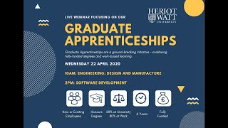 Software Development Graduate Apprenticeships Webinar 2020 | Heriot-Watt University