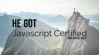 He's Magento Javascript Certified | How Janusz did it