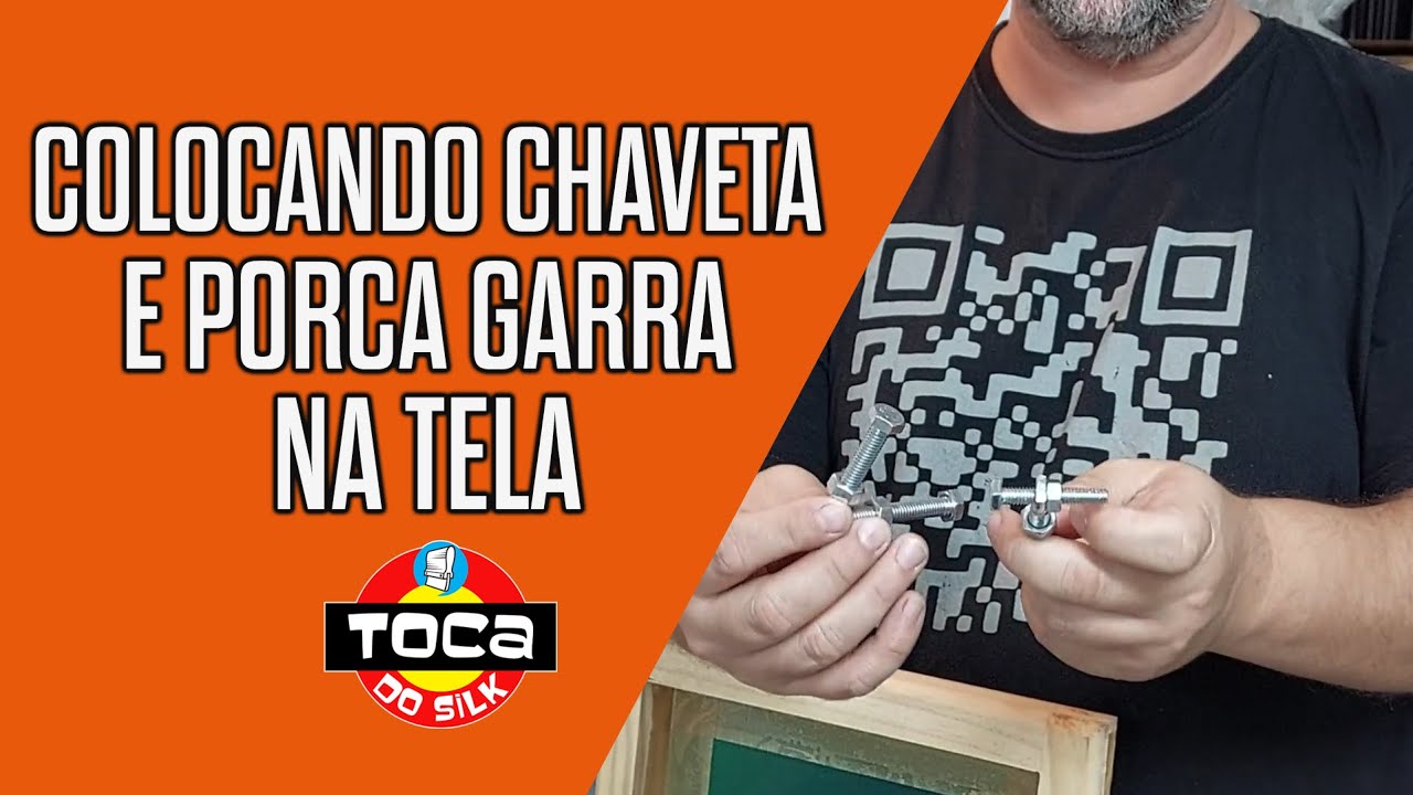 Como Colocar a CHAVETA na Tela de Silk. Você Conhece a 