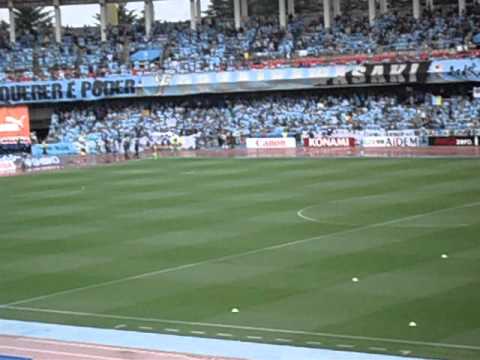 川崎－仙台　試合前フラッグ贈呈１