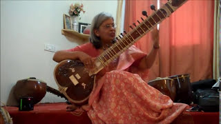 Learning Sitar: Exercing Tan -- Dr. Ragini Trivedi at Darshanam