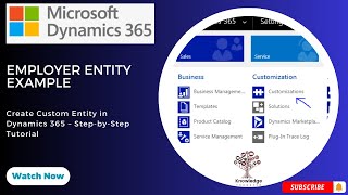 How to Create a Custom Entity in Dynamics 365 CRM (Employer Example Step-by-Step)