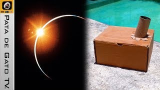 Como hacer proyector para ver el eclipse / How to make an eclipse projector.