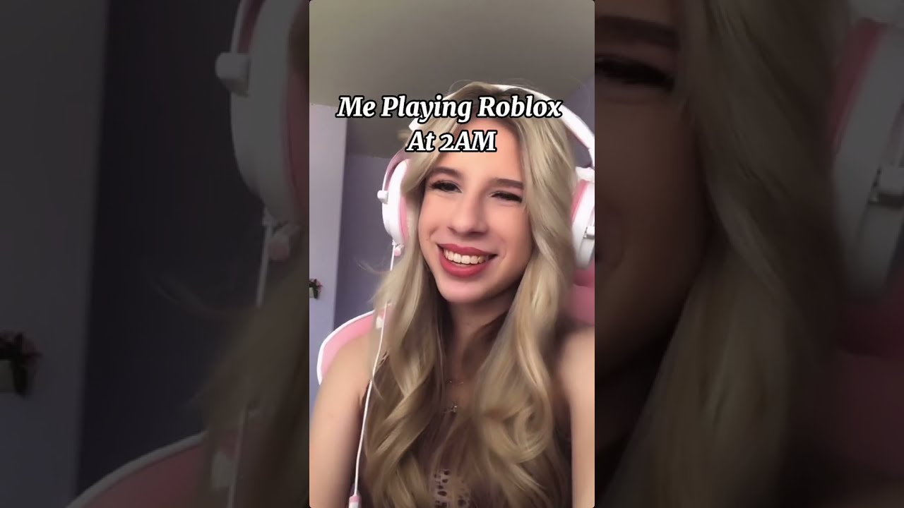 Когда не спишь допоздна, играя в Roblox