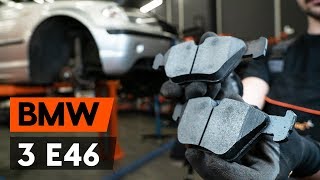 How to change front brake pads / front brake pad set on BMW 3 (E46) [TUTORIAL AUTODOC]