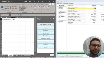 Connecting HYSYS to Excel using ASW in only 2 steps