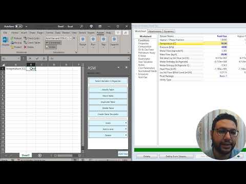 Connecting HYSYS to Excel using ASW in only 2 steps