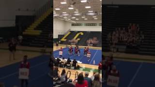 AHS Cheer District Comp 2016