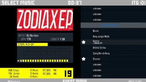[DDR Custom] DJ Noriken - Gemini CSP 18-19