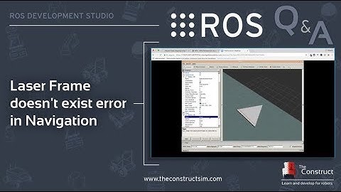 [ROS Q&A] 106 - Laser Frame doesn