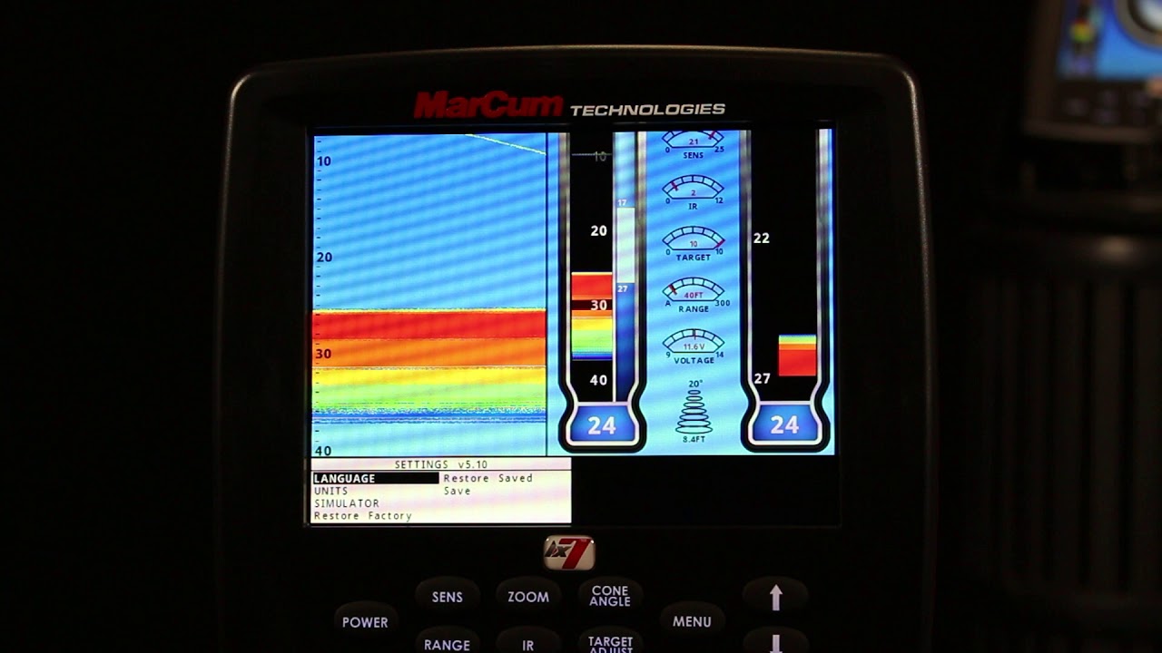 Firmware check on digital series sonars