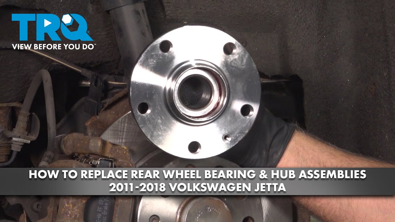 How to Replace Rear Wheel Bearing & Hub Assemblies 2011-2018 Volkswagen