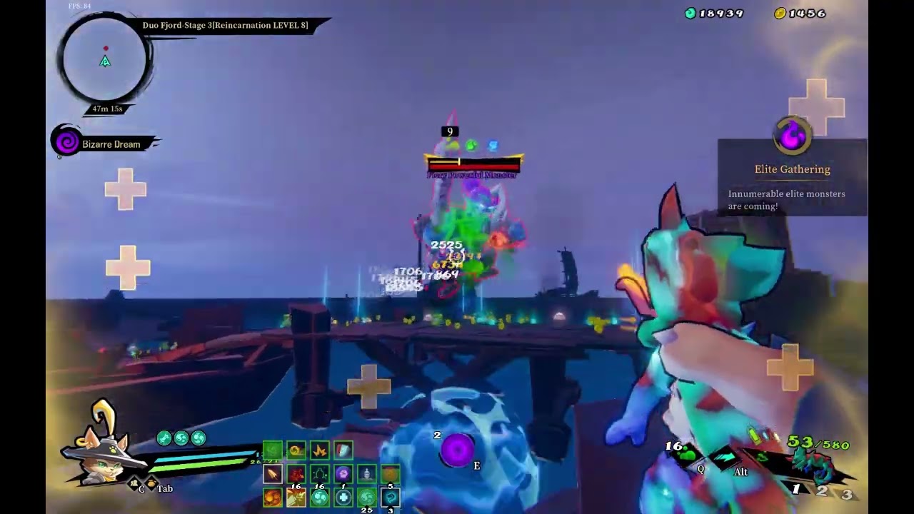 Gunfire Reborn - Reincarnation 8, solo, all modifiers (4 player count Lone Wolf), fast clear