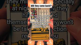 Will they come back!?🤔No contact/Sepration‼️ Timeless reading,#thetarotvibe #tarot