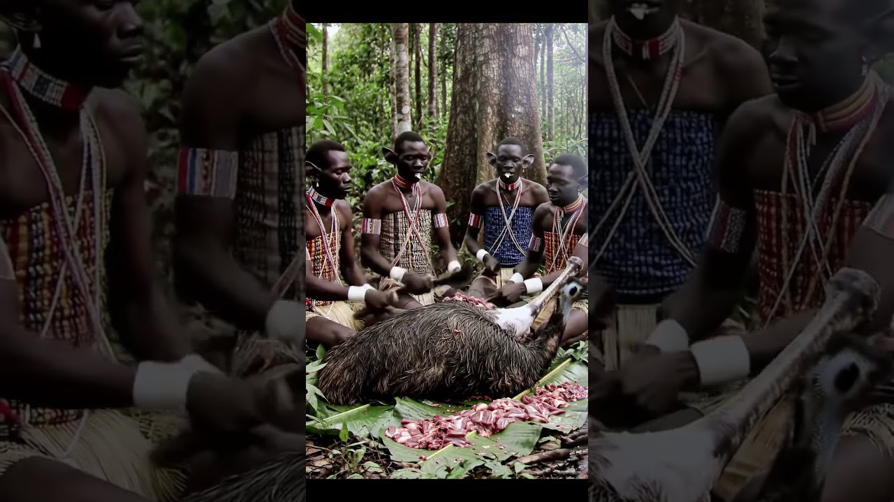 🍖🔪 Deep in the Jungle: A Tribal Cooking Ritual 