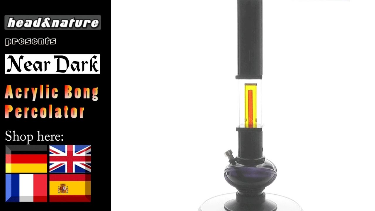 Acrylic Perc Bong - head&nature