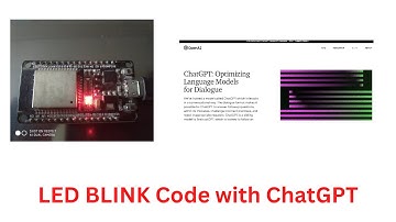 Led Blink code using ChatGPT|ESP32