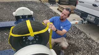 using a master dolly trailer straps demo at best trailers