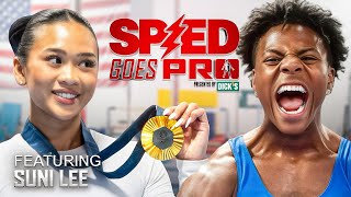 Speed vs suni lee | olympic takes the ultimate speed challenge 2025🔥