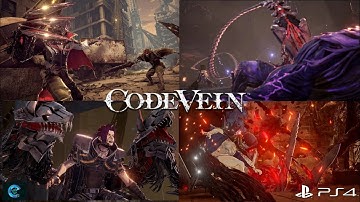 Code Vein - All Blood Veil Special Drain Attack Types - Cinematic | Chartreux_Alter