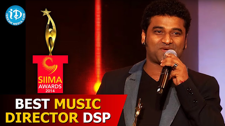 Best Music Director Devi Sri Prasad@SIIMA 2014 Part 7