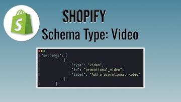Shopify: Schema Type Video