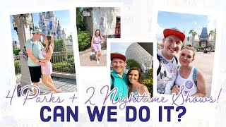 Can we see all 4 Disney World Parks AND 2 nighttime spectaculars in one day?! | Adult Only Disney