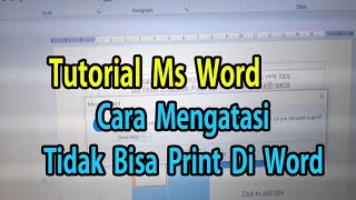 How to Fix Printing Errors in Word | Your Margins Are Pretty Small