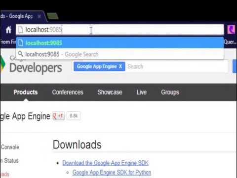 How to create web applications with Google App Engine and Python - YouTube