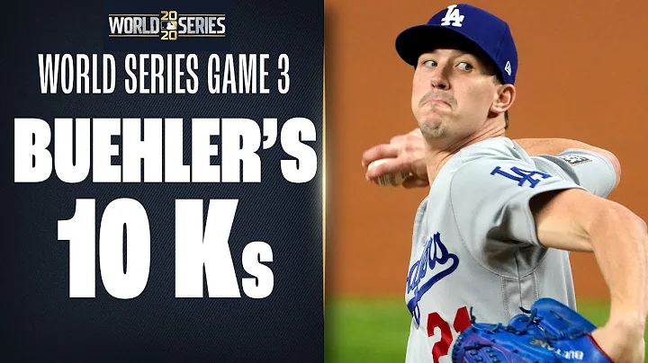 Dodgers' Walker Buehler DOMINATES Rays on the way to 10 Ks, 6 dominant innings