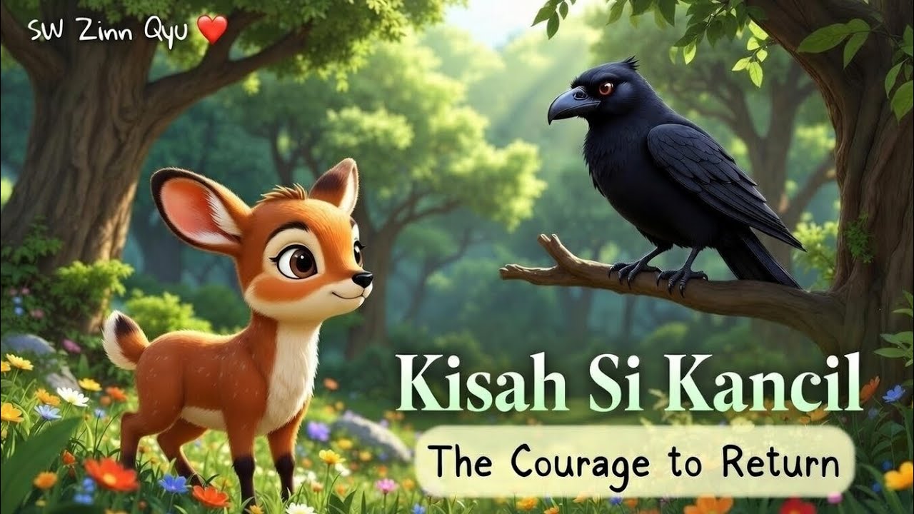 FABEL BAHASA INGGRIS | KISAH SI KANCIL  THE COURAGE TO RETURN - Sub Indo 