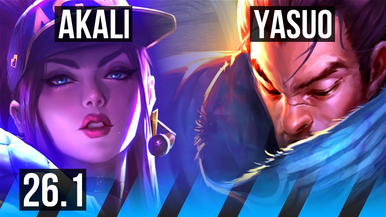 Watch Akali dominate against Yasuo in Korean Master! 
Highlights: Perfect KDA: 18/0/3. 
Learn what runes to use, what items to build, understand how to lane, teamfight, and outplay your opponents as #Akali. 
/// #LeagueOfLegends high elo replay 
 
Thank you for watching! 
Did you learn something new? Share it in the comments! 
If you liked this video, please leave a thumbs up, if you disliked it, be sure to give me feedback in the comments. I appreciate your support! 
 
~~~| DOMISUMREPLAY |~~~ 
High elo replays for every role and champion. Improve your gameplay. Many uploads per day. 
 
~~~| WATCH MORE |~~~ 
Main channel: https://www.youtube.com/channel/UChkYqBSmrYsPjOTK2N4pdWg?sub_confirmation=1 
Akali channel: https://www.youtube.com/channel/UCDBVZtFoWG4HNDXf2uJSTNQ?sub_confirmation=1 
 
More replays of: 
- Akali vs Yasuo: https://www.youtube.com/playlist?list=PLsR1DxWbUSI-utudmAx2AuR0AMiLi6xsS 
- Akali MID: https://www.youtube.com/playlist?list=PLsR1DxWbUSI-vBWzMD3E2BAljmpLeBlUb 
- Akali: https://www.youtube.com/playlist?list=PL-TM5XNBRKzQaFVbT3bd3gKs4swauZlB2 
 
~~~| MATCH INFO |~~~ 
GAME TYPE: Ranked Solo/Duo 5v5 
REGION: KR 
AVERAGE RANK: Master 
SEASON: Season 2026 
PATCH: 26.1 
 
~~~| SPECTATED PLAYER |~~~ 
CHAMPION: Akali 
SKIN: K/DA Akali 
RANK: Master 
RIOT ID: Prove It # T11 
OP.GG: https://op.gg/summoners/kr/Prove+It-T11 
RUNES: DOMINATION - Electrocute, Sudden Impact, Grisly Mementos, Ultimate Hunter; SORCERY - Absolute Focus, Scorch (Adaptive Force + Adaptive Force + Health Scaling) 
 
~~~| OPPONENT |~~~ 
CHAMPION: Yasuo 
RANK: Master 
RUNES: PRECISION - Lethal Tempo, Triumph, Legend: Alacrity, Last Stand; RESOLVE - Shield Bash, Bone Plating (Attack Speed + Adaptive Force + Health Scaling) 
 
I am not one of the summoners playing in the matches uploaded to this channel, so I am unfortunately unable to answer questions about decisions made by the summoners in the game. 
 
played at 2026-01-09 10|59|49 (CET); rec on wd-wespe at 2026-01-10 13|18|44 (CET); mtdt at 2026-01-10 13|51|42 (CET); KR-8017374224-MID-BLUE