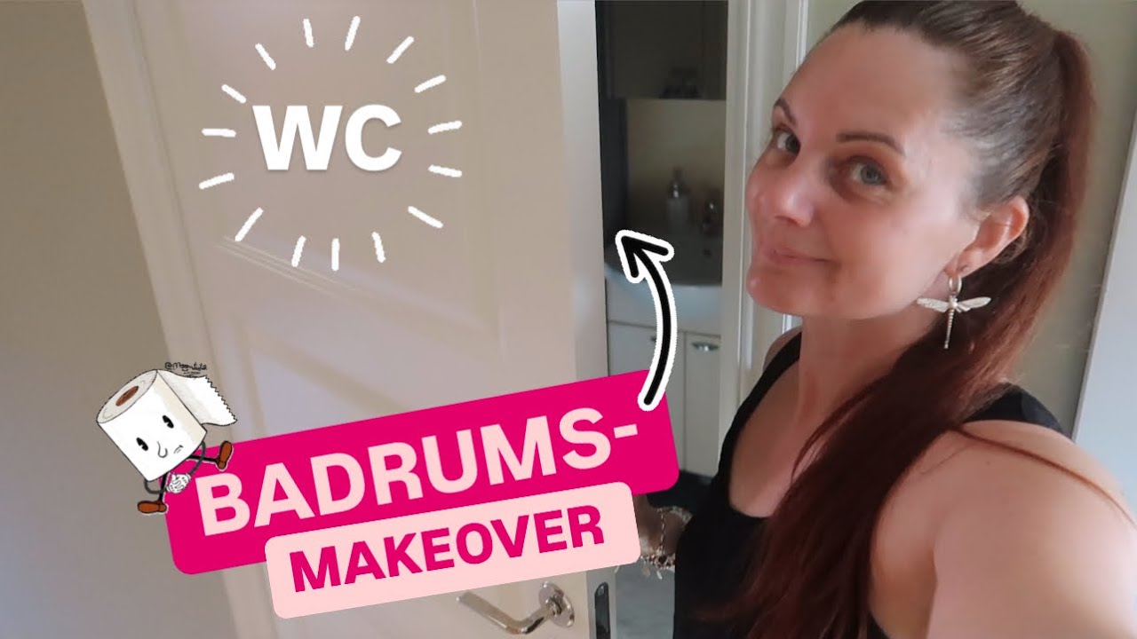 Går det att göra ett gammalt badrum mysigt! Jag storstädar och ger badrummet en makeover.